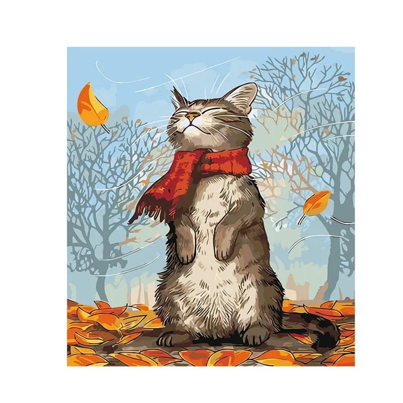 

Набор для рисования по номерам, 16 х20 дюймов, с шарфом