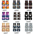 Универсальный всесезонный автомобильный коврик Aimaao, цвета радуги, для автомобилей, внедорожников, седанов, грузовиков, фургонов, для Honda, Bmw, Peugeot, Ford