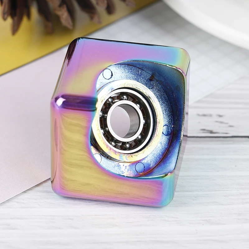 Красочный спиннинг Fidget Spinner Игрушки для снятия стресса металлический ручной