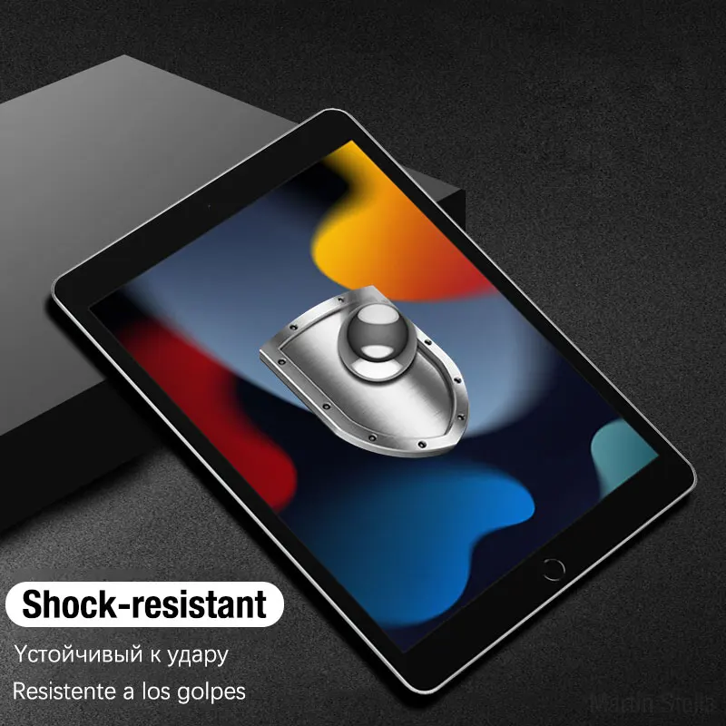 For Ipad 10.2 9 9th 8 6th Mini 6 8.3 2021 5 4 Tempered Glass Screen Protector On Ipad Air 2020 3 2 1 Pro 11 12.9 10.5 9.7 Film |