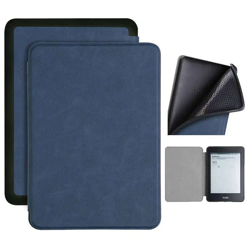 

Принципиально для Kindle Paperwhite 4 Чехол 2018 из искусственной кожи с откидной крышкой чехол противоударный мягкий чехол для задней крышки из ТПУ д...