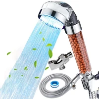 led hand shower head for bath and high pressure water saving filter bathroom accessories spa rainfall portable showerhead sets