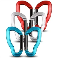 outdoor camping multi function ear hook d shaped hanging buckle color spring hook aluminum alloy outdoor camping equipment