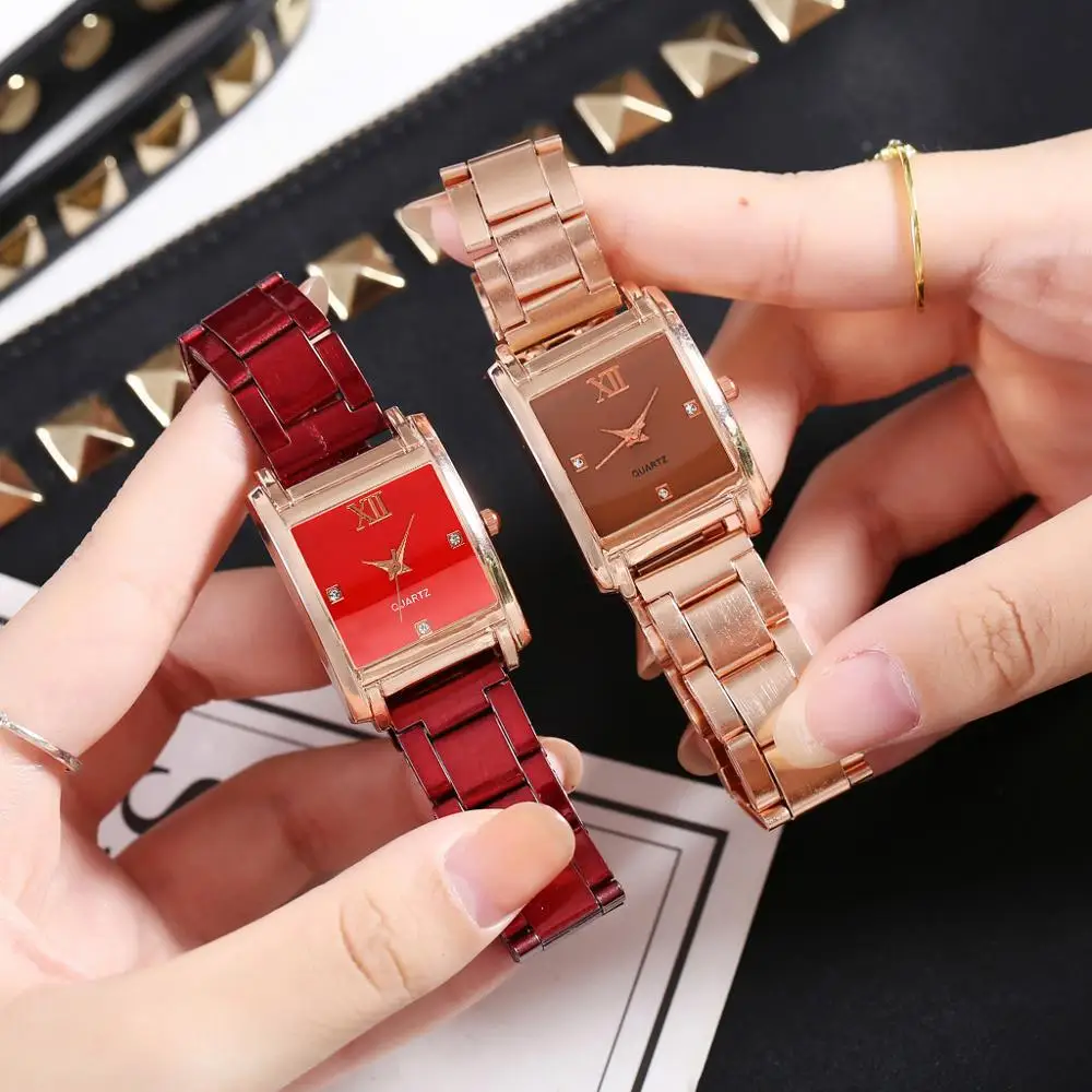 2019 женские новые роскошные модные часы минималистичные кварцевые с