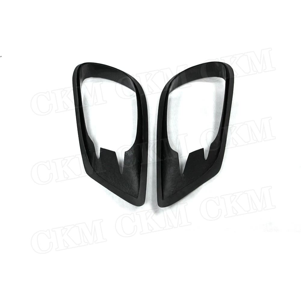 

Carbon Fiber/FRP Front Bumper Air Vent Trim Frame Grills Mesh for Mercedes Benz E Class C238 Sport Coupe 17-19 FRP Gloss Black
