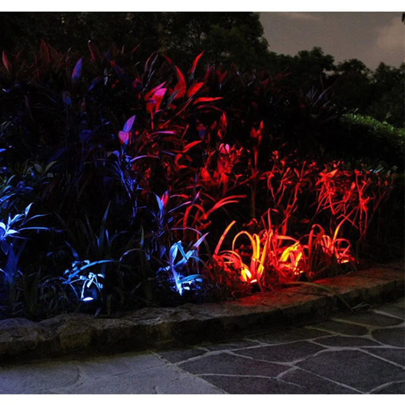 Открытый наземный Llight на солнечных батареях мульти свет IP68 Водонепроницаемый