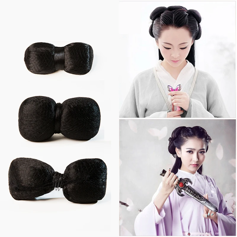 Hanfu аксессуары Традиционный китайский кунг-фу женский парик Сказочный головной