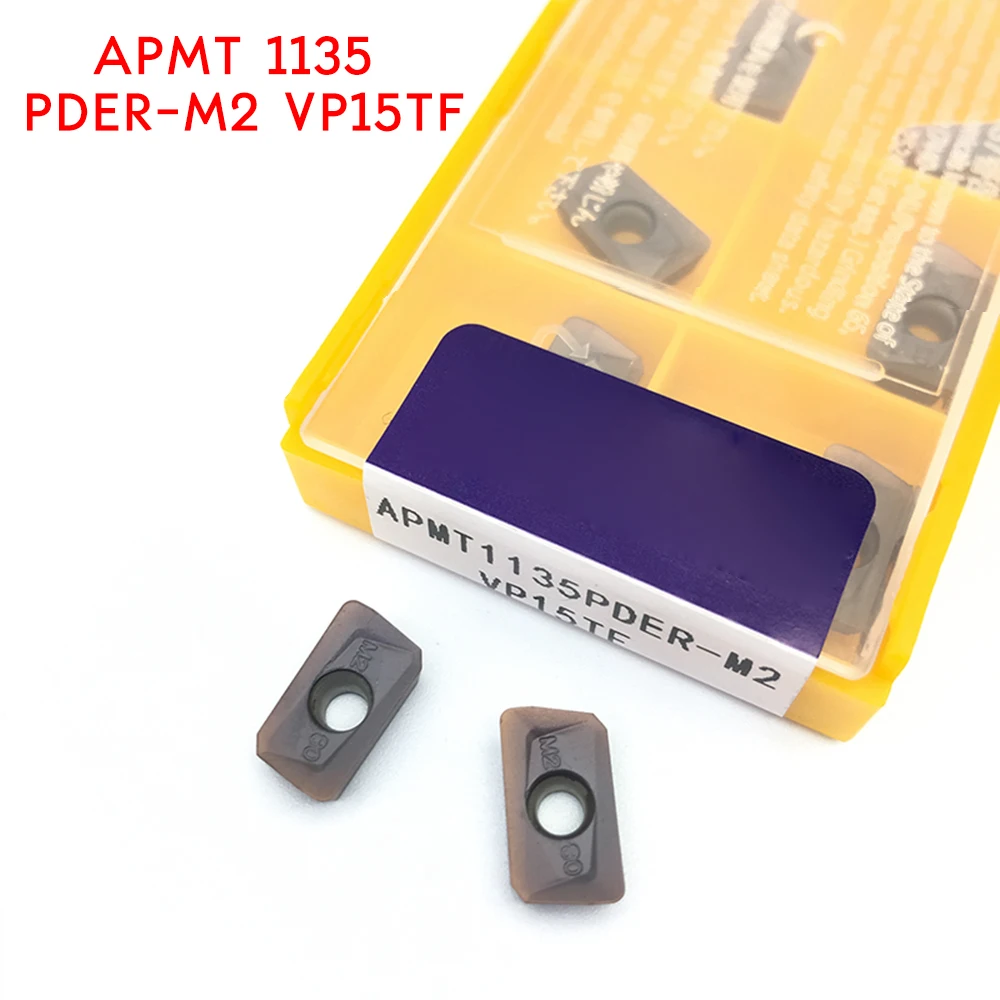APMT1135 M2 VP15TF карбидные вставки токарный инструмент APMT 1135 лицевая мельница токарные