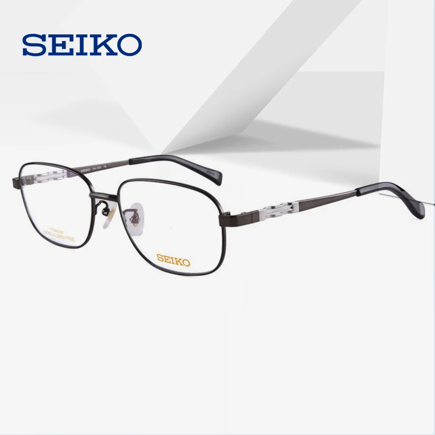 

SEIKO многофокальные очки, оправа для мужчин, прозрачные линзы, очки для близорукости, прогрессивные титановые оптические очки HA1501