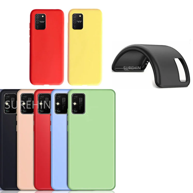 

Nice Silicone Case For VIVO Y20i Cover Black Purple Red Blue Pink Green Yellow Protective shell Soft Cover For VIVO Y20i Case