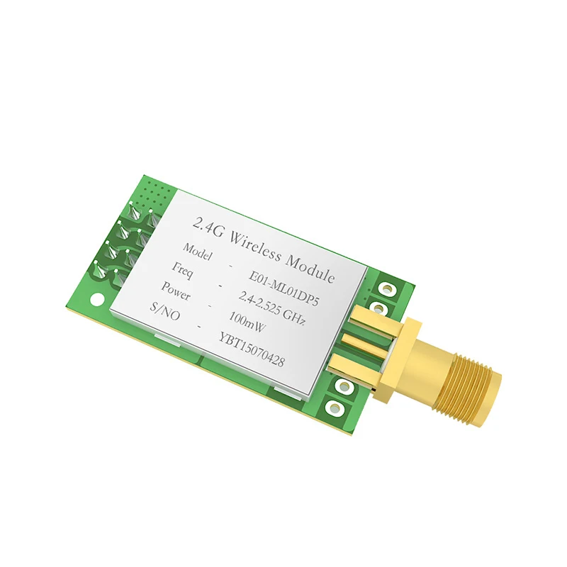 E01-ML01DP5 большой диапазон SPI nRF24L01P 2 4 ГГц 100 мВт SMA антенна IoT беспроводной