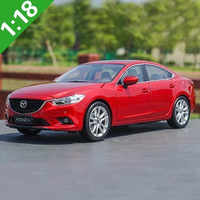1/18 MAZDA 6 ATENZA литая под давлением металлическая модель автомобиля, игрушки для детей, рождественские подарки, оригинальная Заводская коллекция автомобильных игрушек - Цвет: Красный