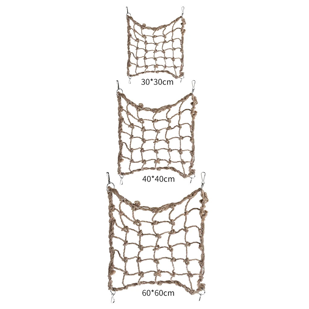 Животное птица скалолазание сетка попугай игрушки пеньковая веревка
