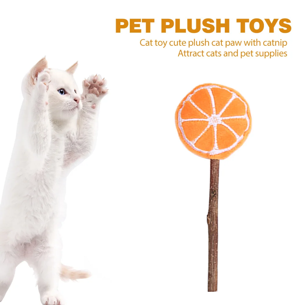 Плюшевая палочка для прорезывания зубов кошачья мята|Игрушки кошек| |