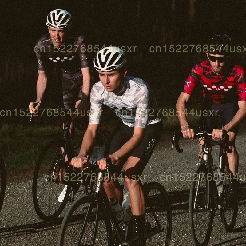 Мужская велосипедная рубашка с коротким рукавом Pedla дышащая камуфляжным принтом