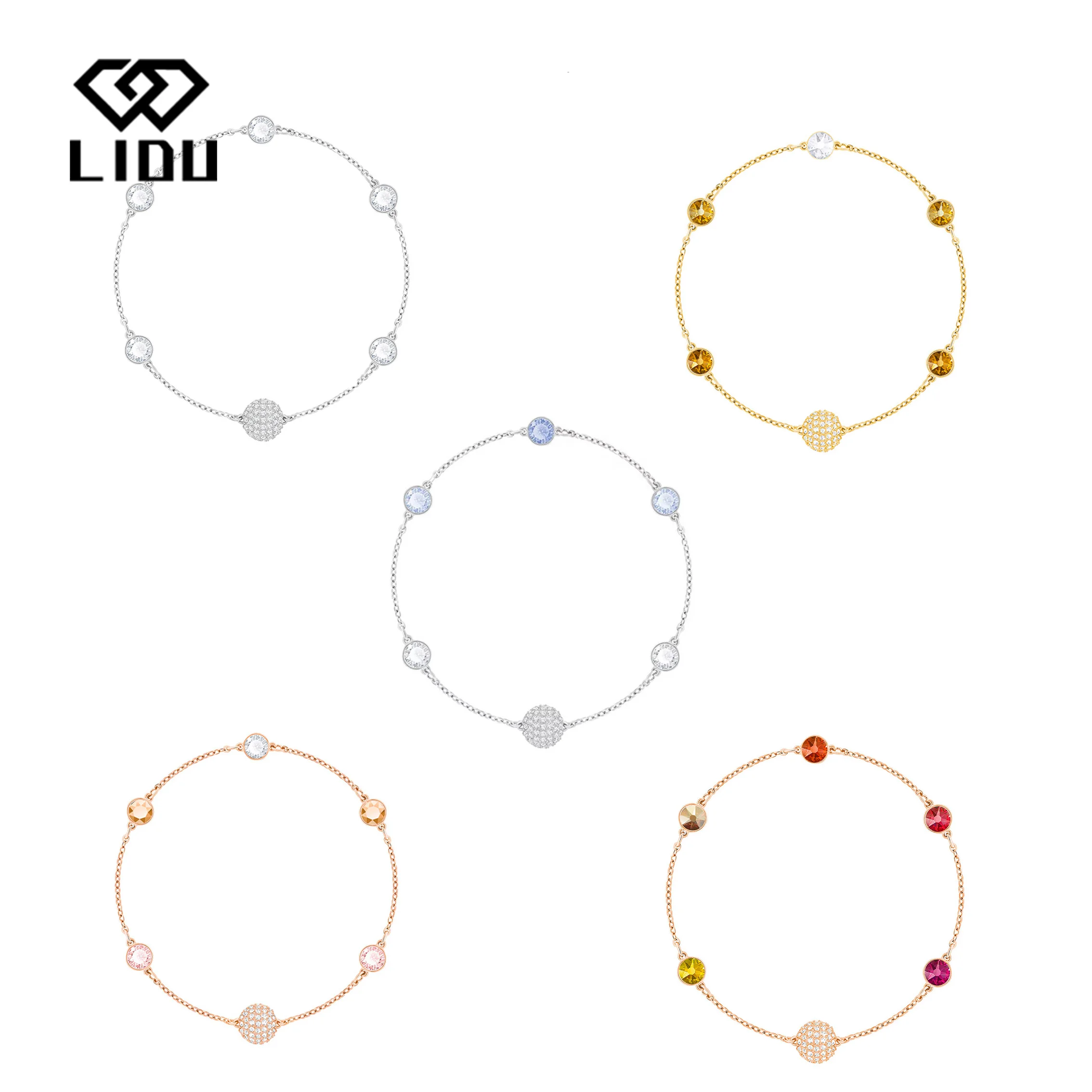 

LIDU High Quality Exquisite Fashion Generous Multi - Color Magnetic Pearl Series Temperament Bracelet Gifts For Friends Free Of