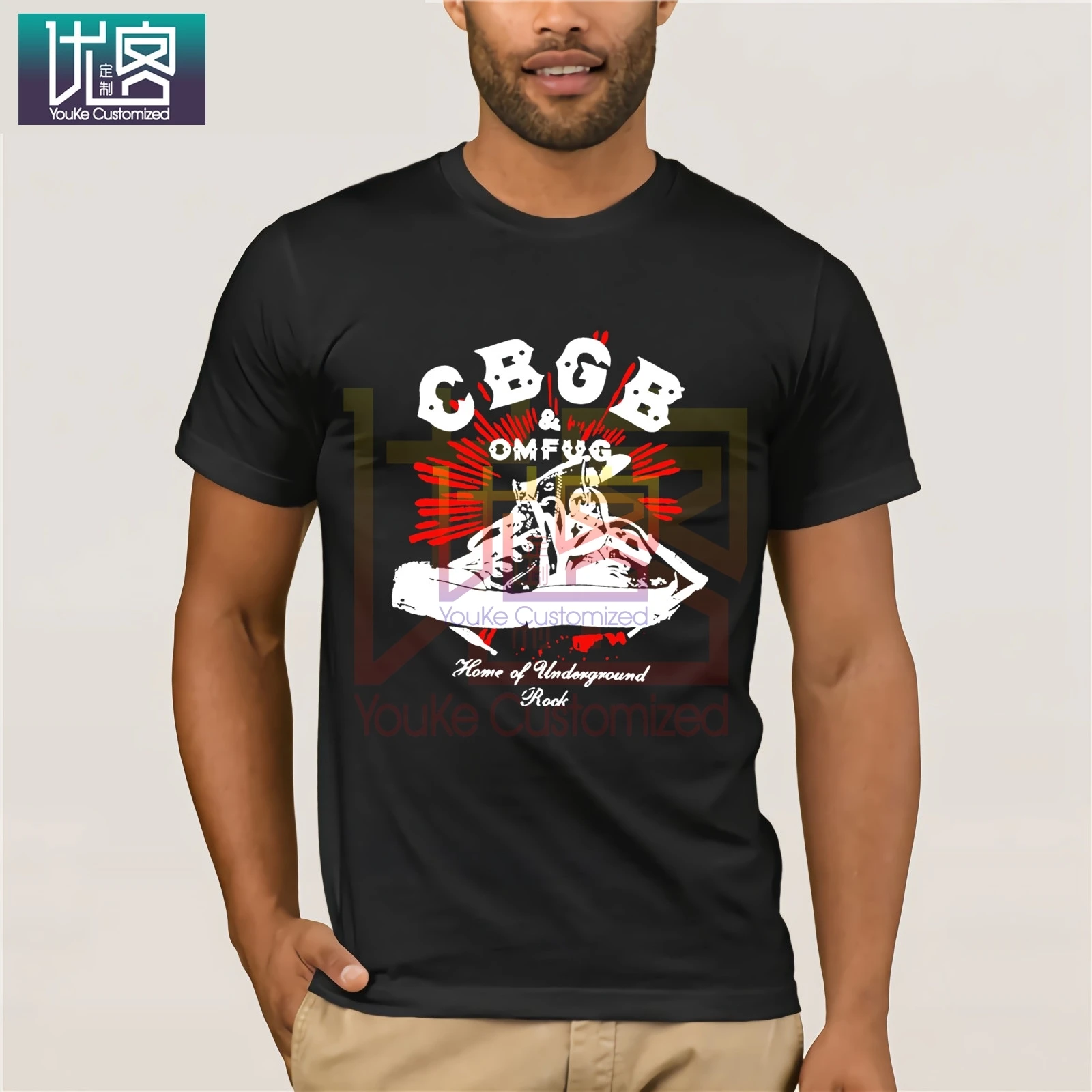 Обувь взрослая футболка Одежда популярная с круглым вырезом 100% хлопок футболки