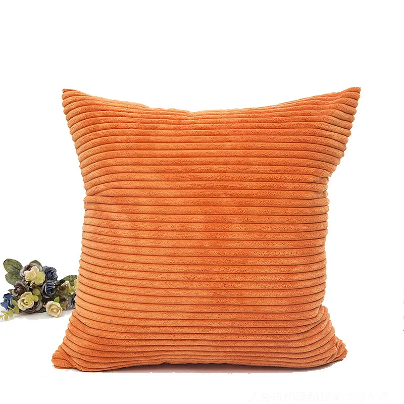 Мягкий вельветовый чехол для подушки 45x45 см | Дом и сад