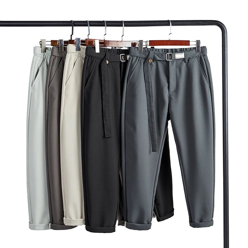 

Pants Men Trousers Office Men Pants trousers pantalon hombre verano harem pants men Summer Pants men Casual Fashion comfort 2021