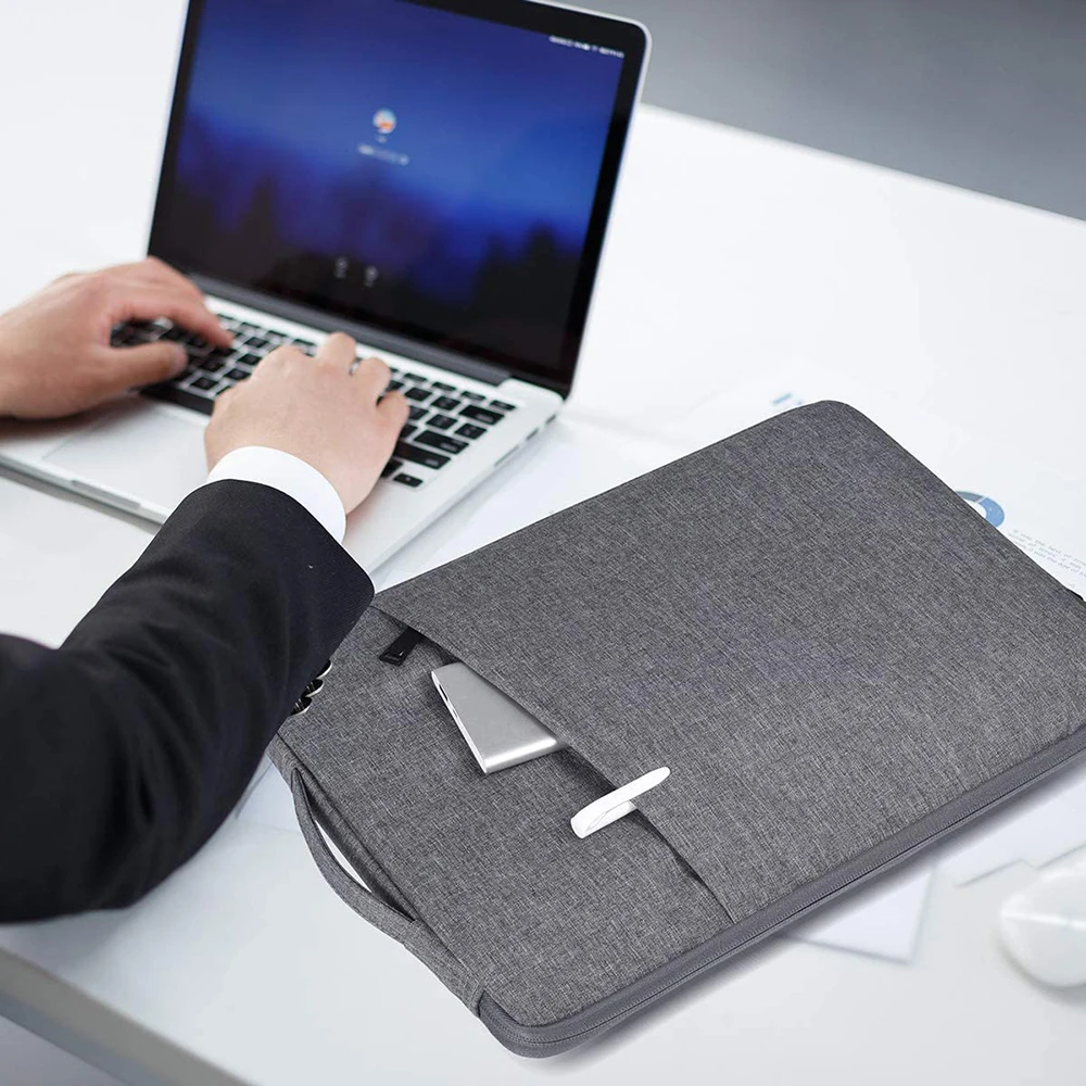 Laptop Bag Case For Macbook Pro Air 13.3 14 15 15.6 15.4 16 Inch Notebook Case Handbag For HP Acer Xiaomi Asus Lenovo Sleeve Bag images - 6