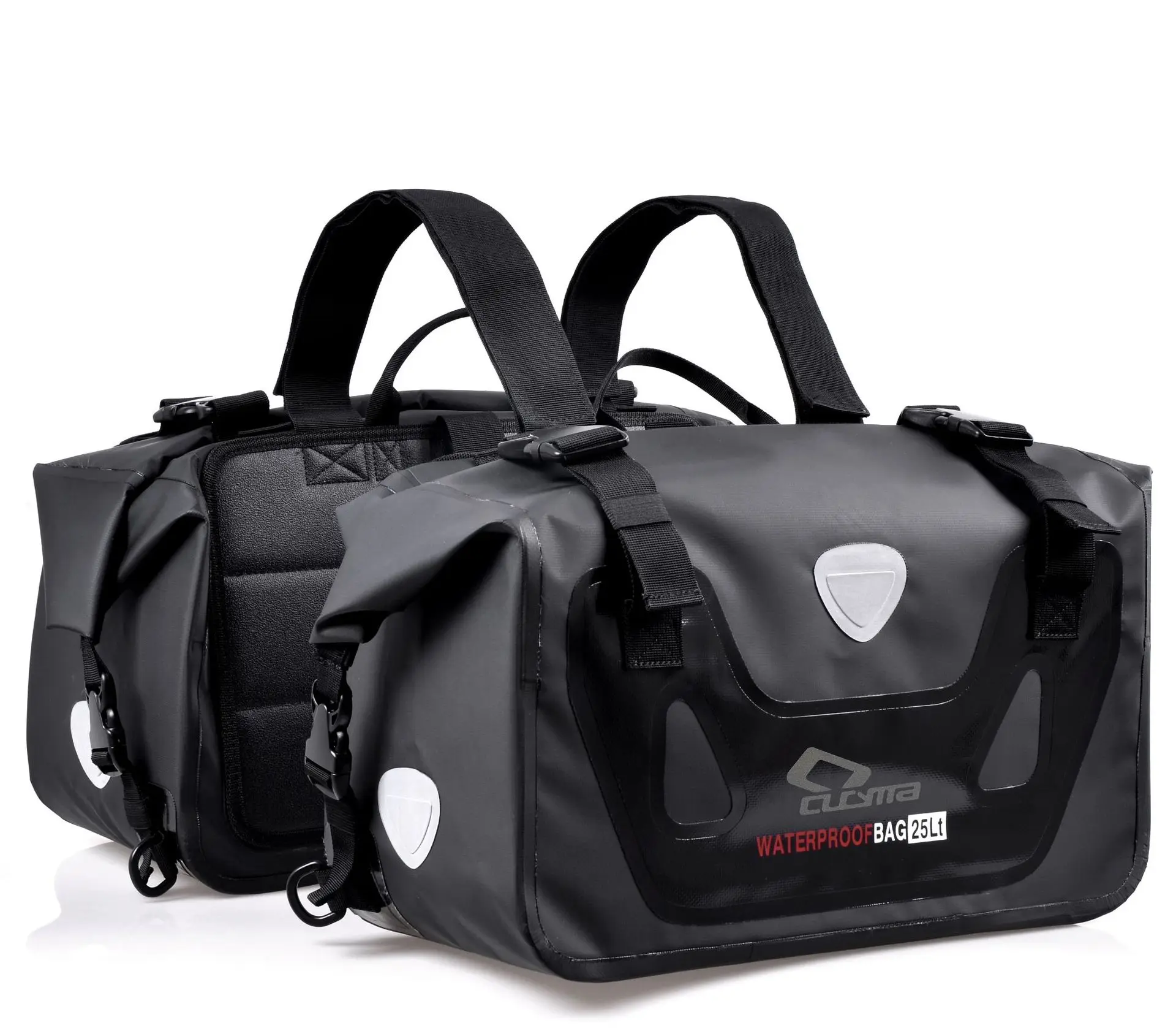 56-75L waterproof  luggage bags New arrival Motorbike Motorcycle waterproof saddle bags  high quality outdoor travel enlarge