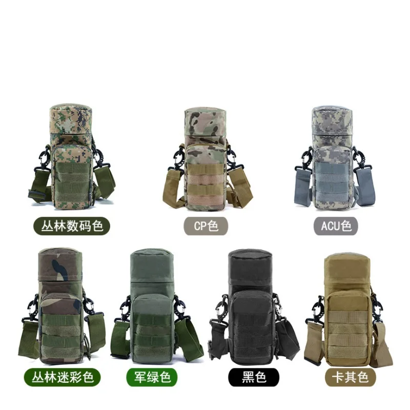 New Camping Riding Outdoor Kettle Bag Hanging Bag Waist Bag Multifunctional Tactical One Shoulder Bag