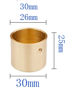 4 шт. металлические ножки круглые латунные наконечники крышки для середины века