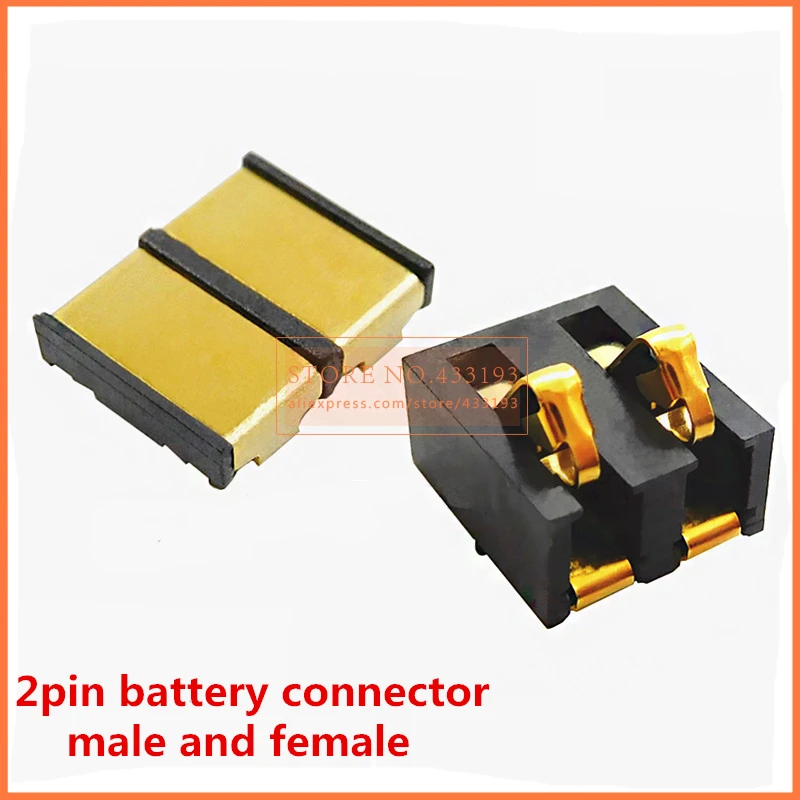 5 пар SMD 2Pin шаг 4 25 мм внутренний разъем аккумулятора женский и мужской держатель