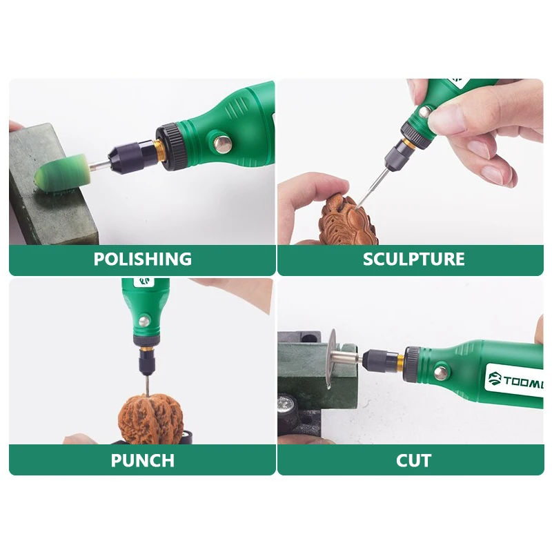 Pinkman 3 6 В Регулируемая Беспроводная мини-ДРЕЛЬ Dremel гравер Электрический