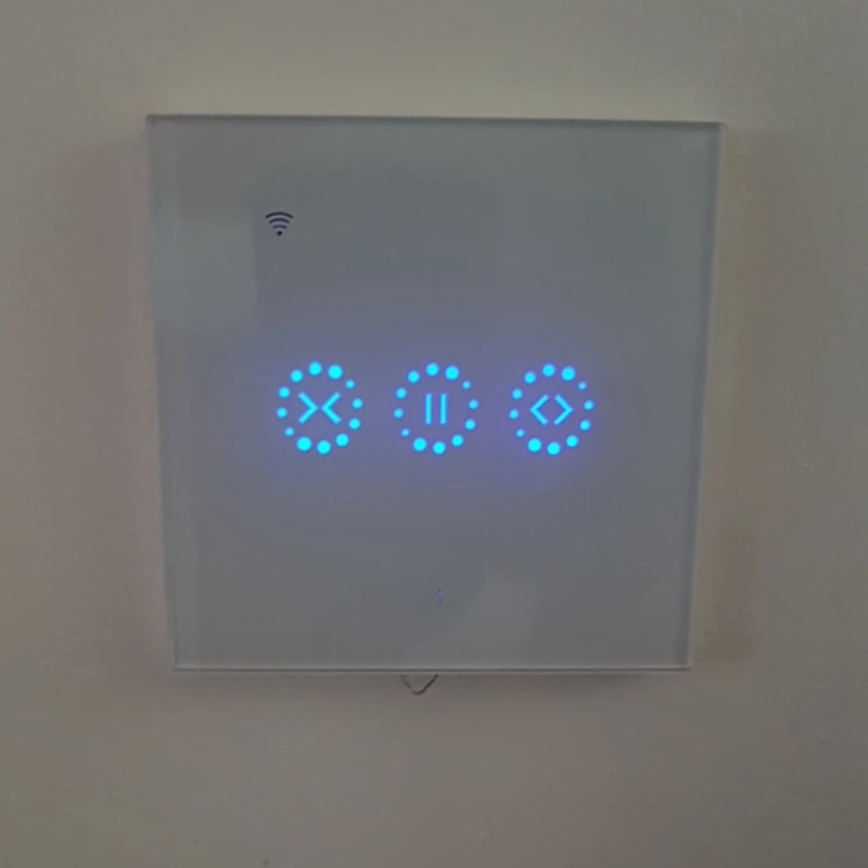 

HOT-EU Plug,Smart Home WiFi Electrical Press Smart Blinds Curtain Switch for Ewelink APP Voice Control By Alexa Echo Google Home