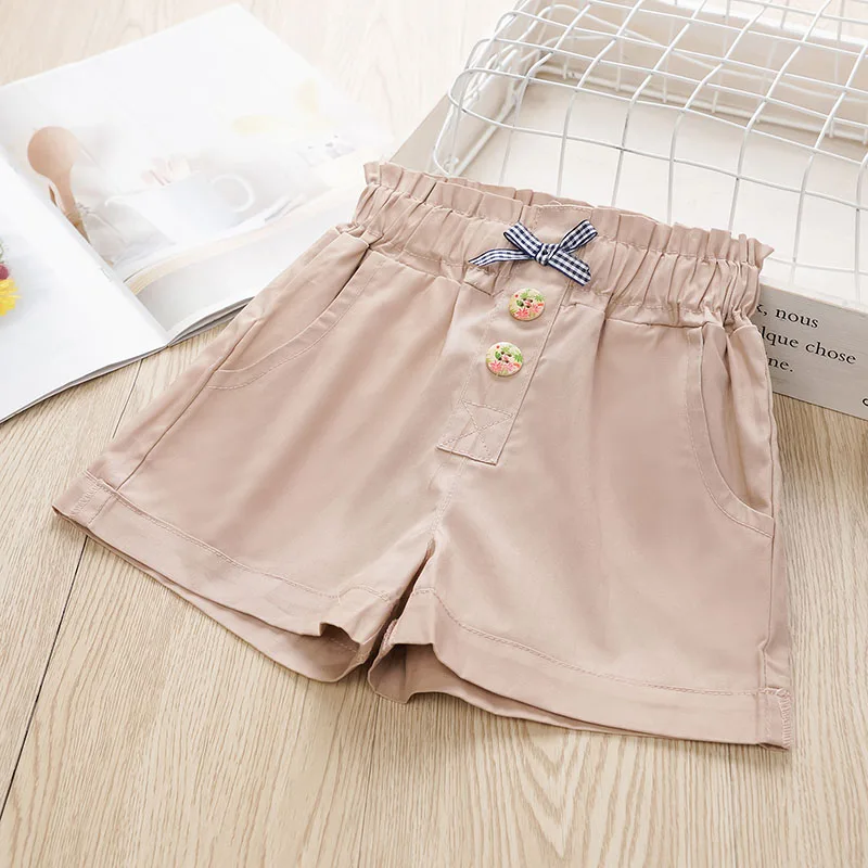 Bear Leader/шорты для девочек новые летние детские брюки модные однотонные леггинсы