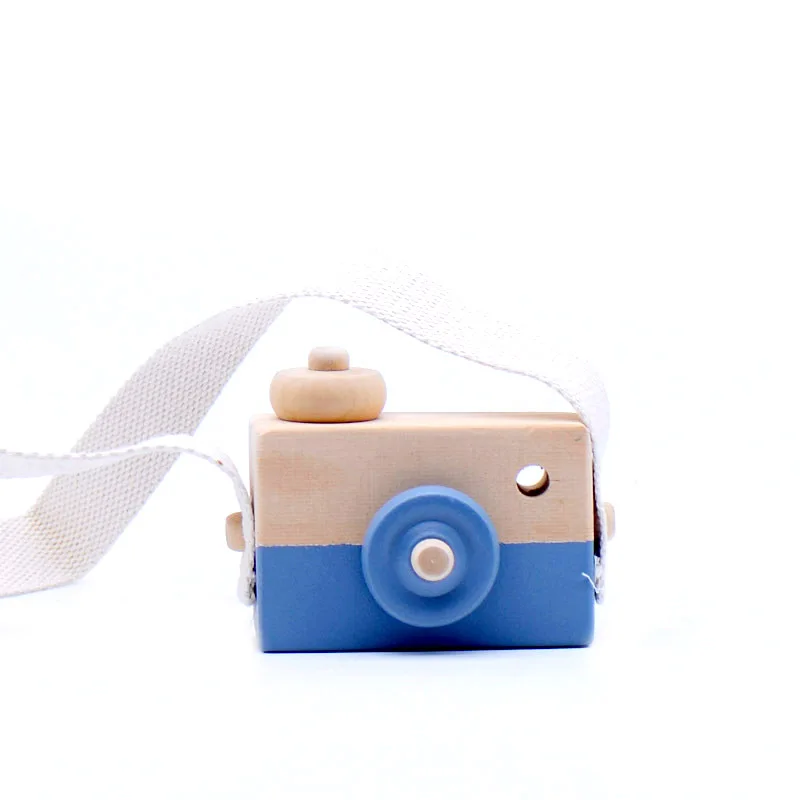 

Hanging Ornaments Children Toys Photo Creative Props Wooden Camera Baby Shower