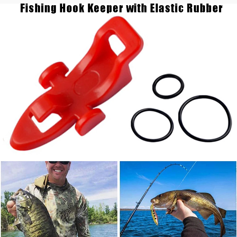 

6Set/Plastic Fishing Hook Secure Keeper Holder Lure Accessories Jig Hooks Safe Keeping For Fishing Rod Tool Bait Casting