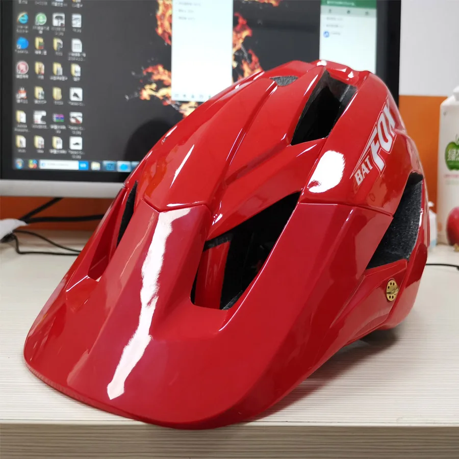 BATFOX оранжевый велосипедный шлем MTB шлем casco bicicleta hombre capacete ciclismo велосипедная Кепка cinelli велосипедный шлем