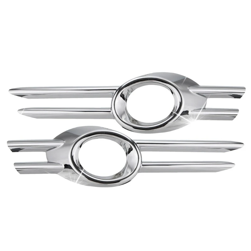 Хромированный передний правый левый бампер противотуманная светильник крышка