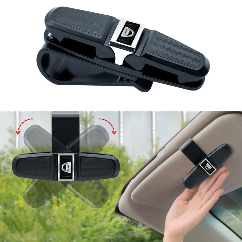 

1pcs Auto Clip Sun Visor Glasses Bracket Holder Waterproof for SAAB 93 Android Vector 900 Classic 95 9000 Gripen Car Accessories