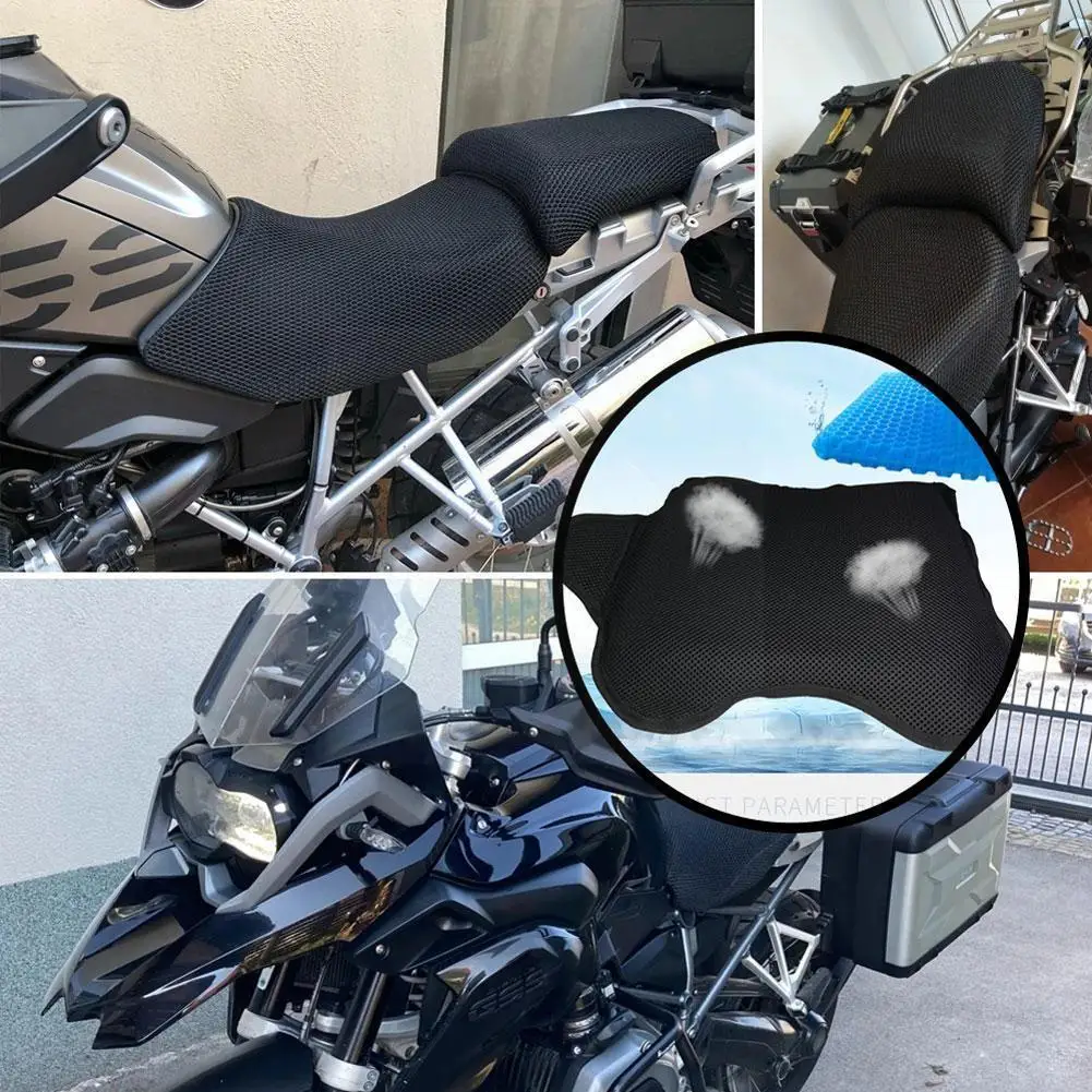 

Summer Motorcycle Sunscreen Motorcycle Waterproof Mesh Cover Protect Pad Mesh Shipping Insulation Heat Cushion Fr D1a5