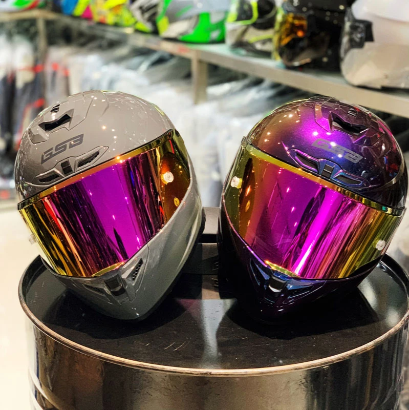 

GSB Men and women spring summer motorcycle race full helmet plus size 361