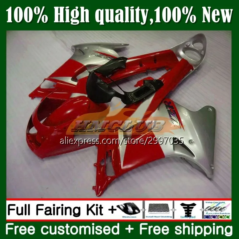 

Тюнинг-пакет для KAWASAKI NINJA ZZR-250 ZXR250 6No.73 ZZR250 90 91 92 93 94 99 ZZR 250 1995 1996 1997 1998 1999 обтекатель, серебристый, красный цвета