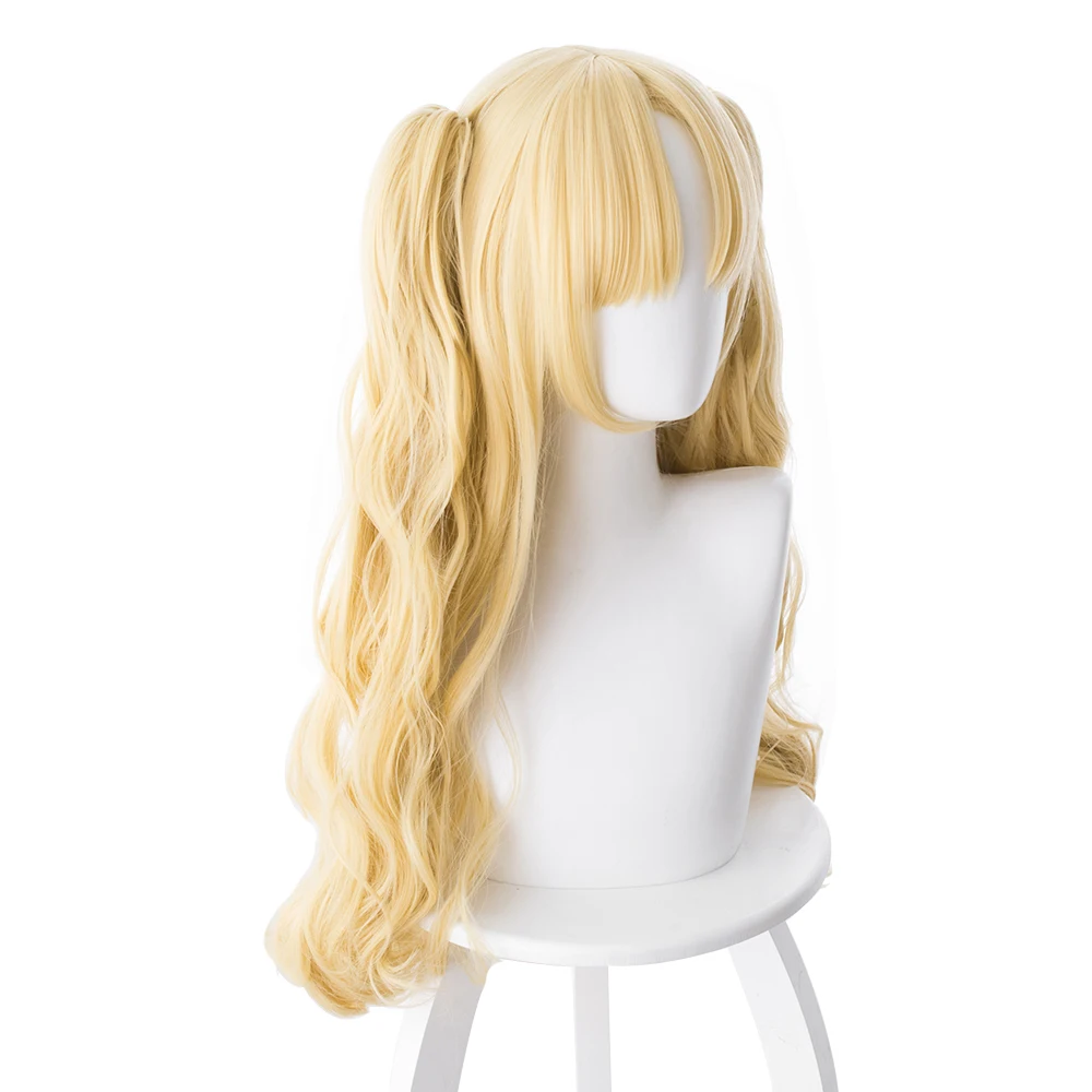 Fate Grand для Косплэй парик Ereshkigal служащего Lancer светлые синтетические накладные