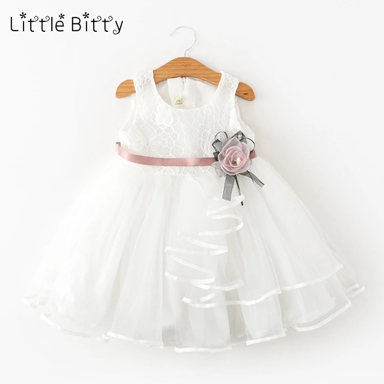 Vestidos/платье принцессы платье для девочек с единорогом платья для маленьких девочек детское праздничное платье с цветочным рисунком Одежда для танцев для детей от 0 до 5 лет