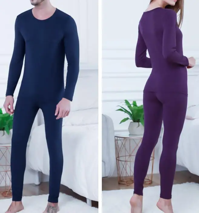Ropa Interior Invierno Mujer кальсоны зимние женские термобелье мужской костюм большой размер Vete Мужские t пара теплая одежда