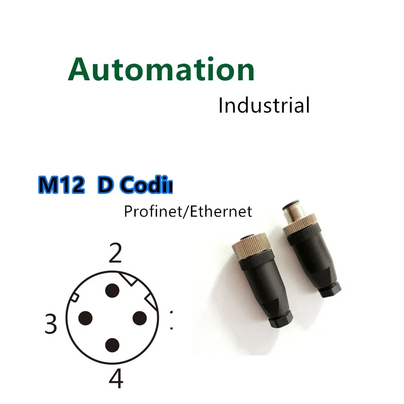 M12 , 4Pin, Male/Female, Straight/Angle, D Coding , PG7 , PG9 , IP67