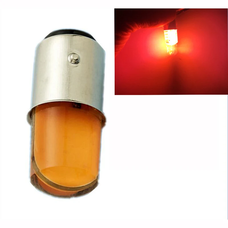 1 шт. P21W 1156 BA15S COB 24SMD Автомобильная задняя лампа, тормозной светильник, автомобильная лампа заднего хода, Drl противотуманный светильник s 12 В, красный, желтый, белый