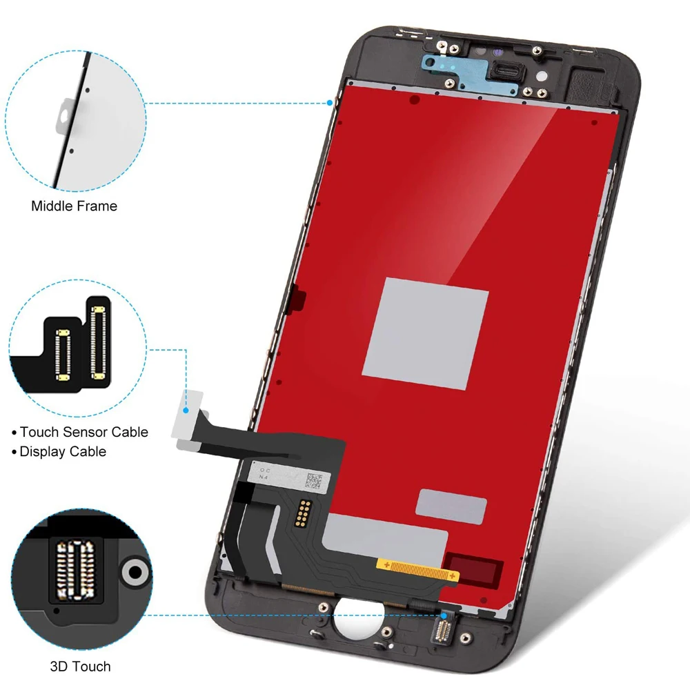 AAA+++ Grade LCD Screen For iPhone 8G Digitizer Assembly Replacement With Tools | Mobile Phone Screens