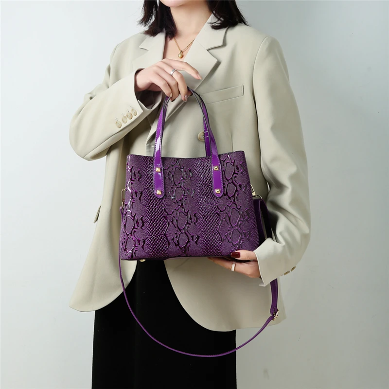 

OLD TANG New Serpentine Leather Casual Crossbody Bags for Women 2020 Luxury Designer Ladies Handbag High Quality Shoulder Bag