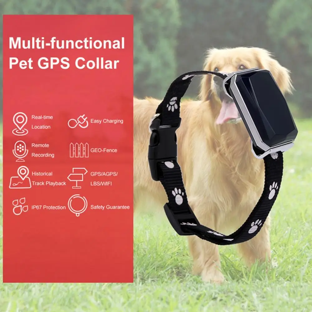

Tracking Device Blue GPS Locator Compact Remote Operation Reliable Smart Pet Dog Tracking Locator