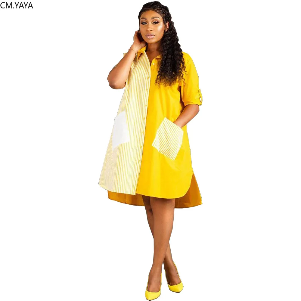 2019 Осенняя Женская Облегающая рубашка в полоску с длинным рукавом и пуговицами