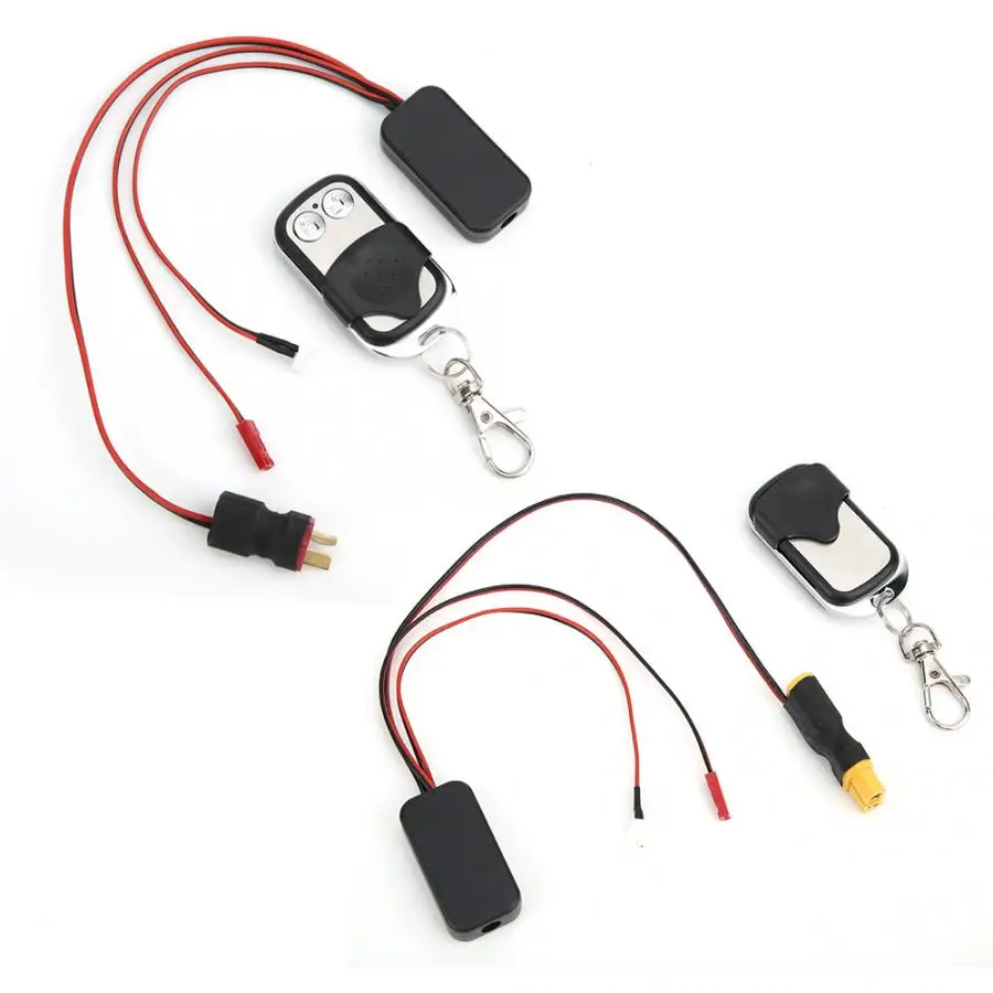 RC автомобиль лебедка XT60C с t образной вилкой Управление Пульт дистанционного