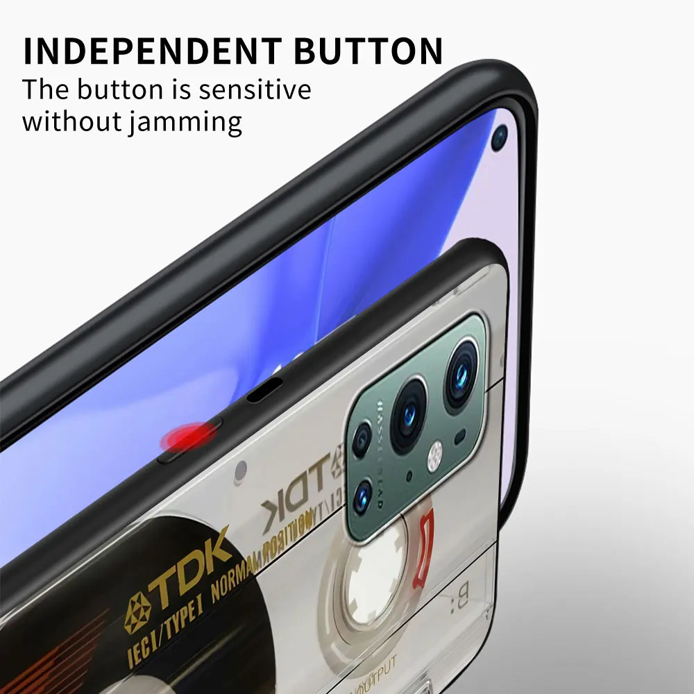 cover for oneplus 8t 8 7 6t 7t 9 pro 9t 5g 8pro 9r black soft phone fundas nord n10 5g n100 retro vintage camera cassette music free global shipping